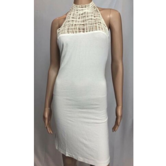 La Perla Women's Dress Beach White Halter Size 42 - Picture 1 of 8
